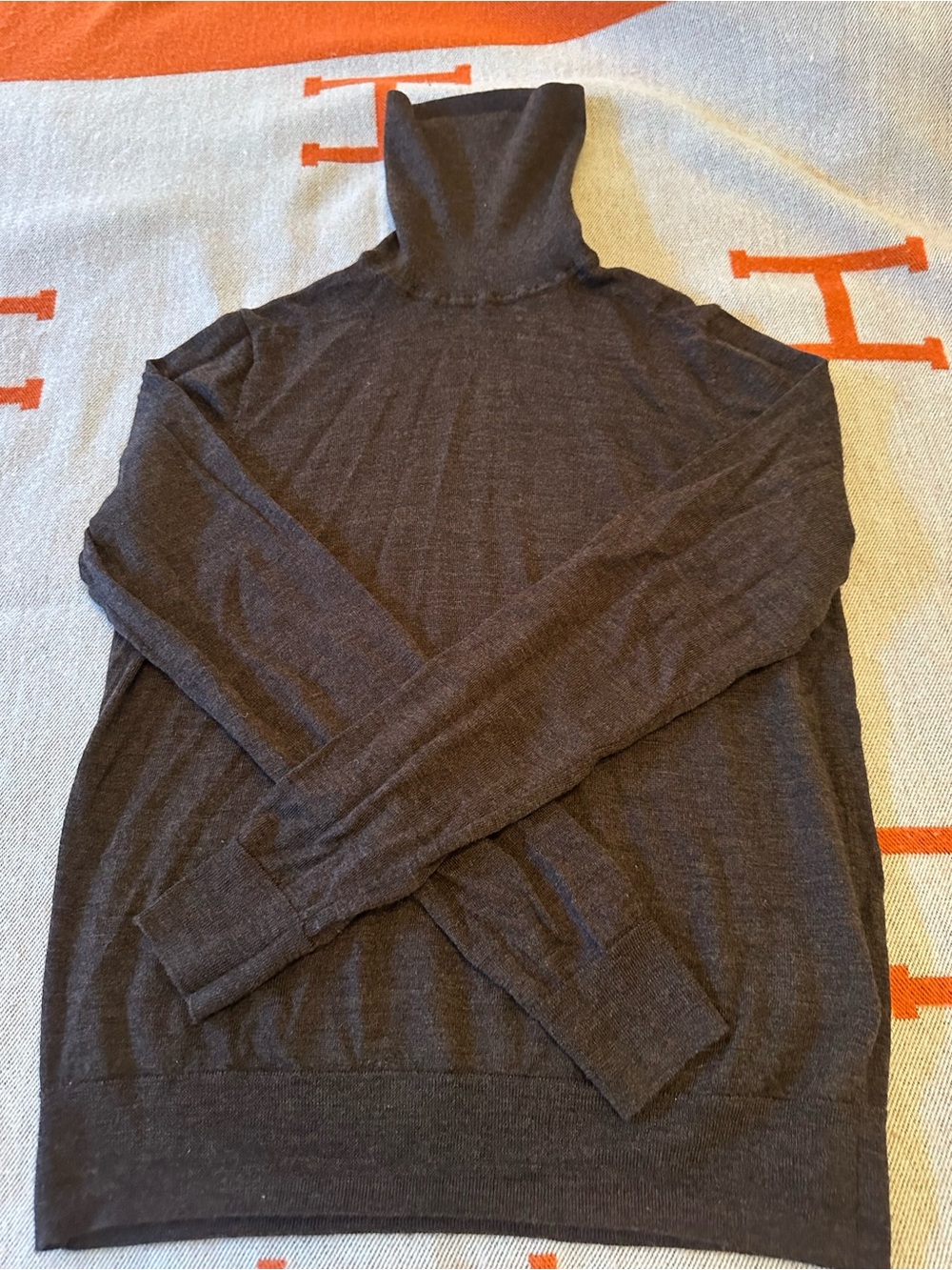 GAP Merino Turtleneck Sweater Terra Brown M